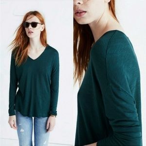 Madewell Anthem Tee In Forest Green